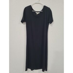 Exclusively Misook Women's Black Acrylic Shoulder Pads Vintage Dress M #3